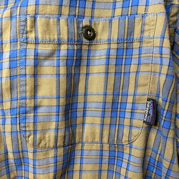 Patagonia Men’s Plaid Button Down Long Sleeve Shirt Size Medium - Picture 4 of 8